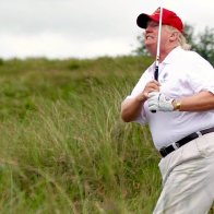 ​'Rigged': Trump ridiculed after claiming to win two golf trophies at his own club 
