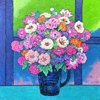Painter's floral works a transplantation of Monet's garden