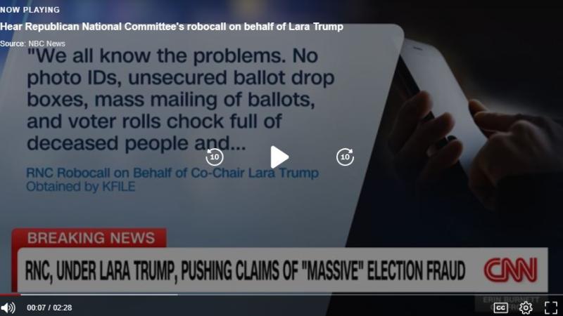Republican Party Now Officially Spreading 2020 Election Lies