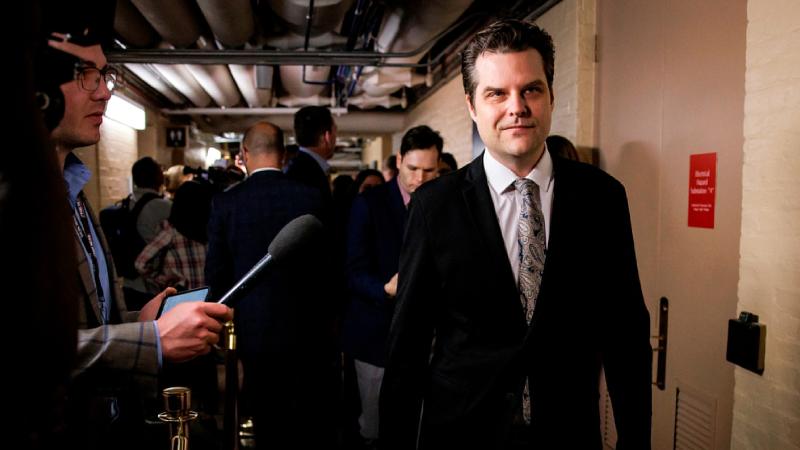 Matt Gaetz attended 2017 party where minor and drugs were present, woman's sworn statement obtained by Congress claims  - ABC News