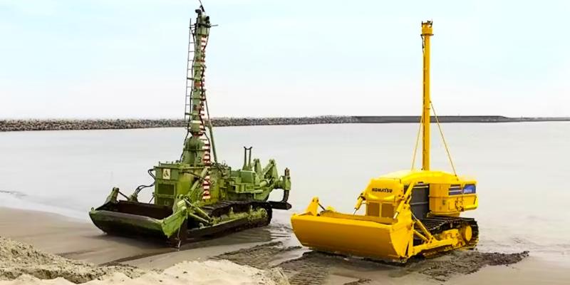 E-quipment highlight: Komatsu electric, amphibious dozer