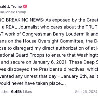 Trump Continues To Bald Face Lie About January 6th 