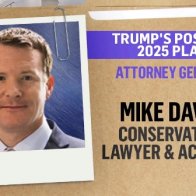 Trump AG Candidate Mike Davis Declares 'F*ck Unity