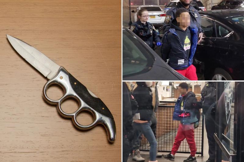 Migrant boy, 13, and masked buddies stab man with brass knuckles in Times Square beatdown — all because he wouldn’t take their photo