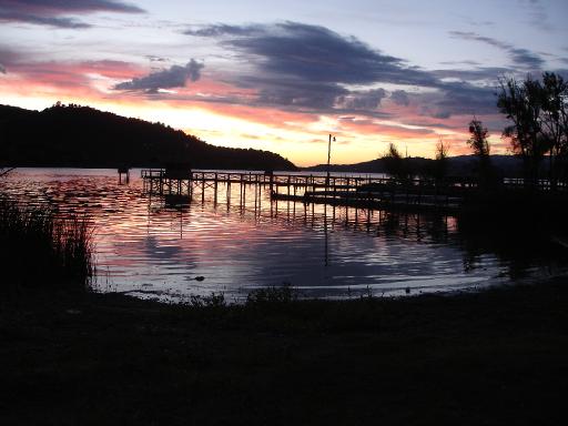 2008 view of fishing pier and lake from rv Clearlake.jpg