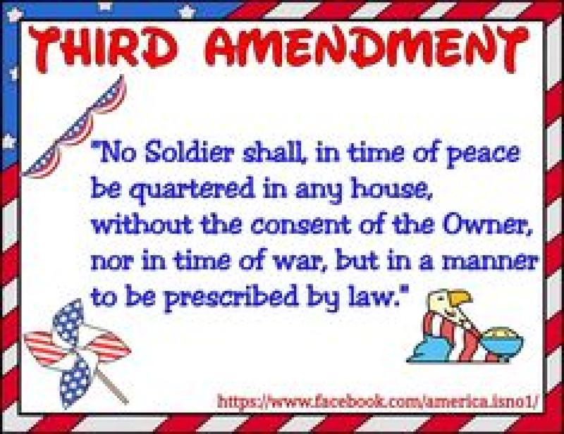 The Third Amendment to the U.S. Constitution