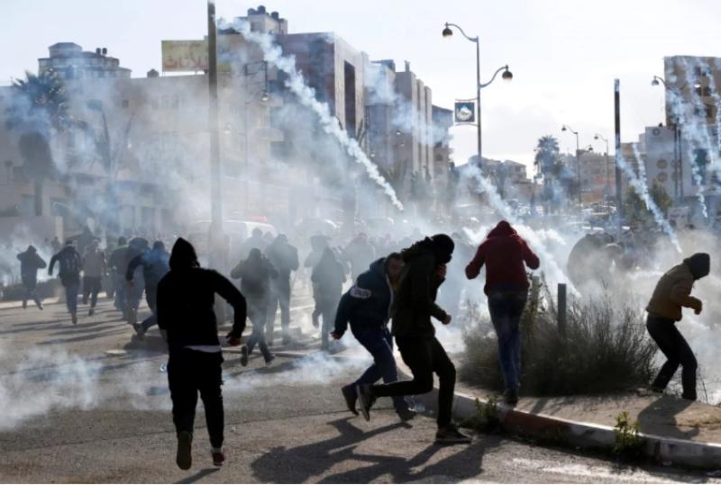 Palestinians clash with Israeli troops in protests over Trump’s Jerusalem speech