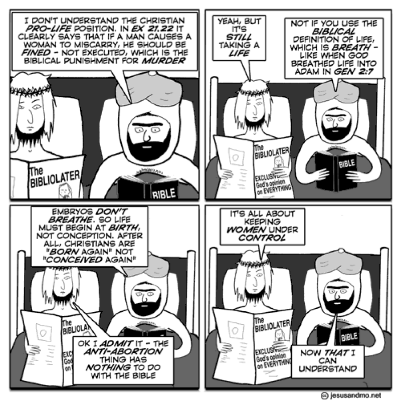 Jesus and Mo: "Abortion"