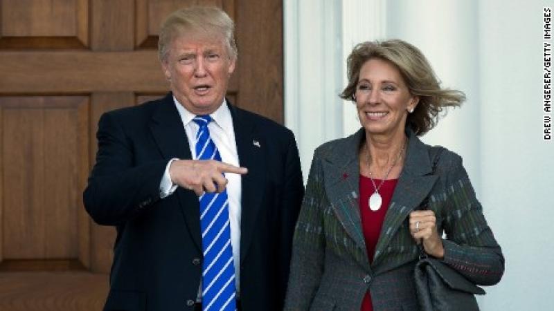Betsy DeVos Says She's 'Misunderstood,' Then Struggles To Explain Her Own Policies