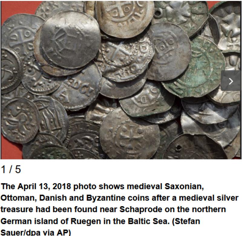 Archaeologists Find Silver Treasure On German Baltic Island Community