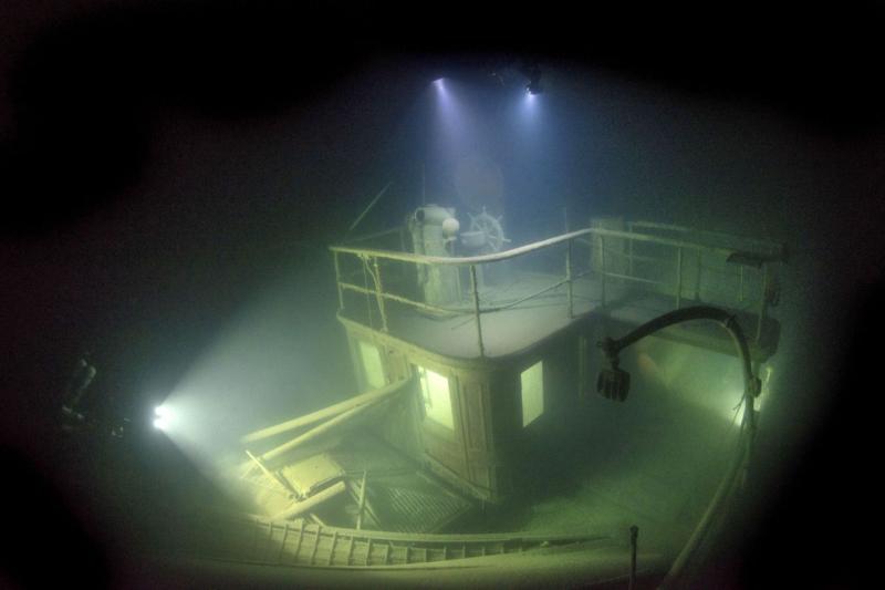 Century-old sunken ship preserved in perfect condition beneath Lake Superior