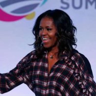 Michelle Obama calls herself 'forever first lady' in speech to students