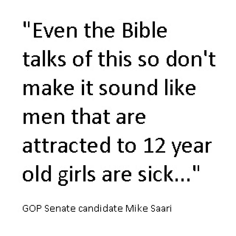 GOP Candidate Normalizes Pedophilia Because The Bible