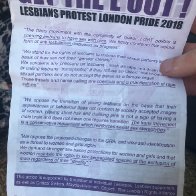 Pride parade in London led by anti-trans Lesbian group