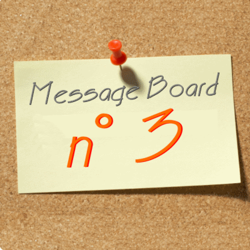 Open Message Board N° 3