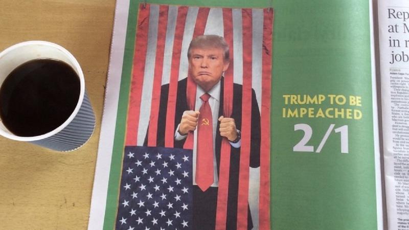 According To Irish Bookmakers , It Is 16 times more likely that Trump will be impeached than that he will win the Nobel Peace Prize. 
