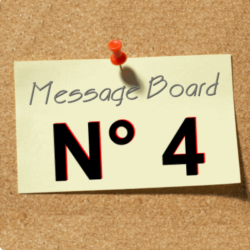 Open Message Board N° 4