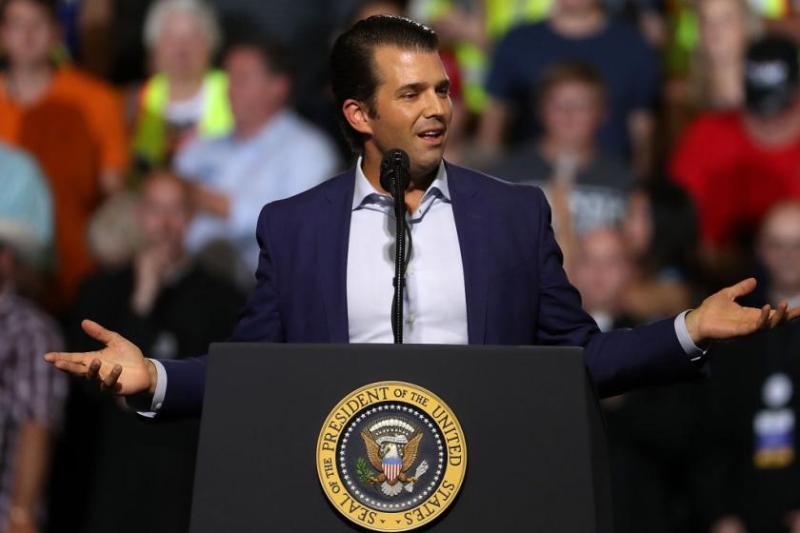 Donald Trump. Jr says Obama never broke 2 percent GDP growth. He did. 15 times.