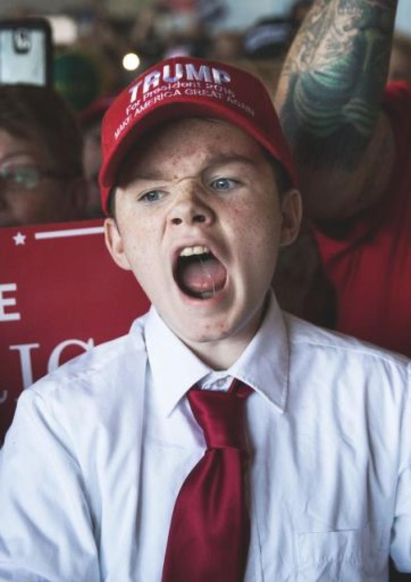 The Children at the Trump Rallies === What is it like to see young people exposed to so much anger? 