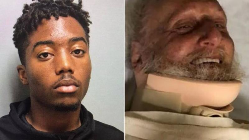 Police chief's son, 18, charged with beating elderly Sikh man, smiles, flips bird in court: reports