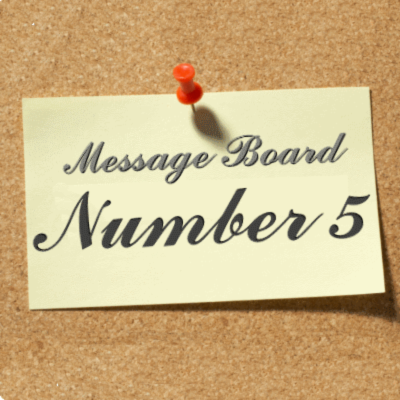 Open Message Board N° 5