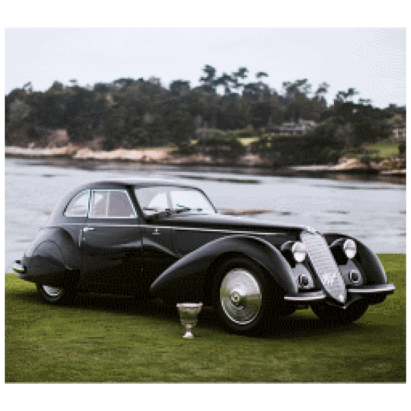 1937 Alfa Romeo 8C Wins Best of Show at Pebble Beach Concours d’Elegance