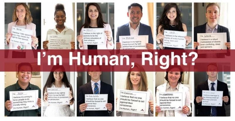 I’m human, right? Int'l campaign commemorating 70th anniversary of human rights declaration