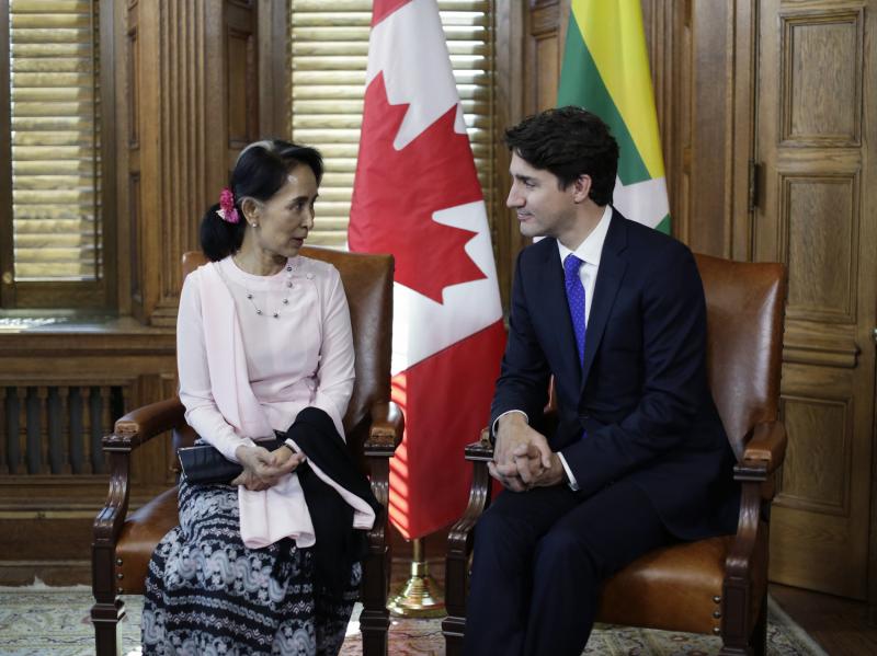 Canada's Parliament Votes To Strip Myanmar's Aung San Suu Kyi Of Honorary Citizenship