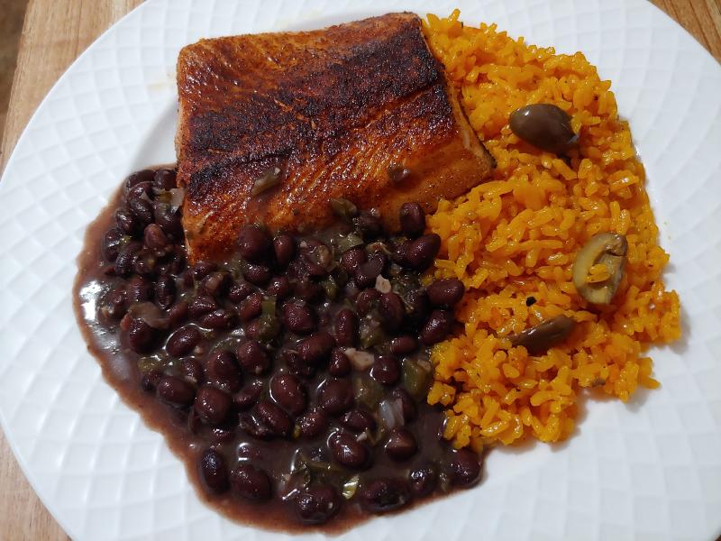 Black Food Porn - Food Porn: Steelhead With Cuban Black Beans - Community ...