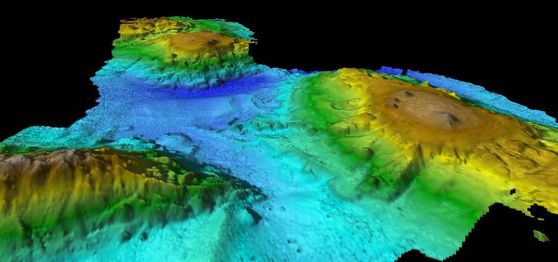 Huge underwater volcano chain discovered off the coast of Tasmania