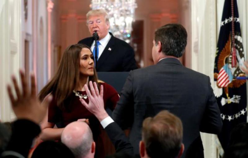 Trump clashes with 'rude, terrible person' Jim Acosta of CNN