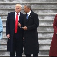 ABC News: Michelle Obama 'stopped even trying to smile' at Trump inauguration