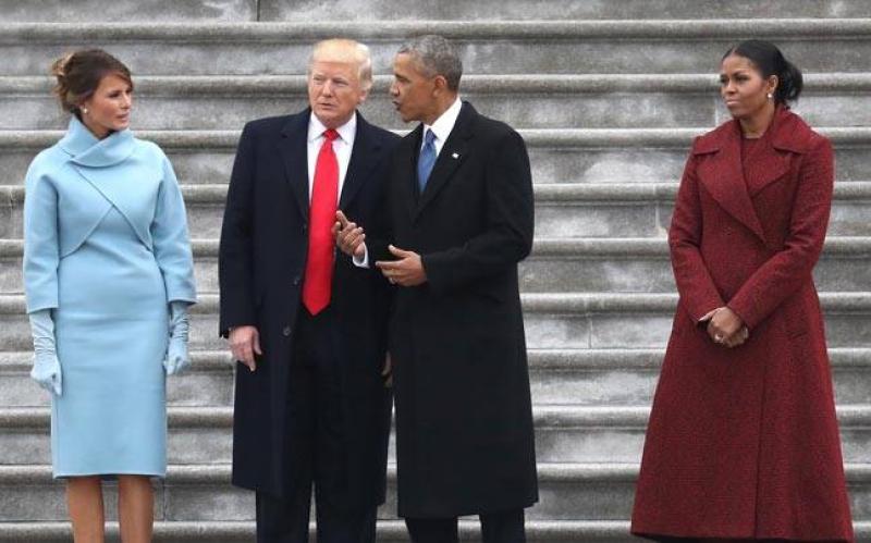 ABC News: Michelle Obama 'stopped even trying to smile' at Trump inauguration