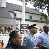 A surveillance video showing a Christmas tree with racist ornaments in the lobby of the Fourth Precinct headquarters is being reviewed by the Minneapolis police internal affairs unit