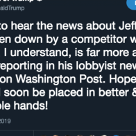 Trump Hits Fake News Washington Post’s ‘Jeff Bozo’