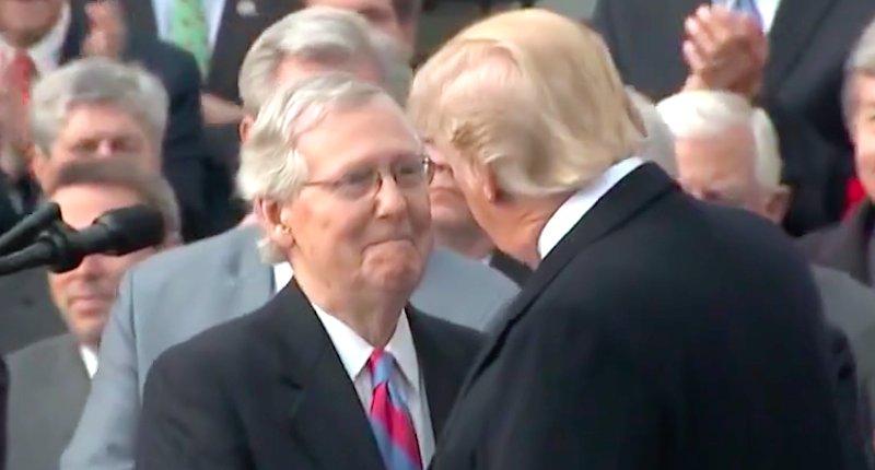 Mitch McConnell fiddles for Trump while the nation burns