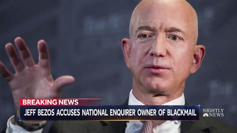 Amazon's Jeff Bezos accuses National Enquirer owner of 'extortion and blackmail'
