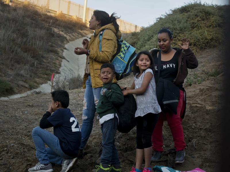 Migrant Families Arrive In Busloads As Border Crossings Hit 10-Year High