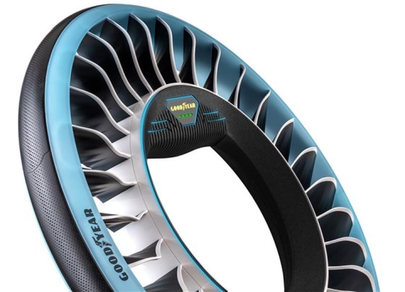 Goodyear unveils flying car tire concept that works on the ground and in the air
