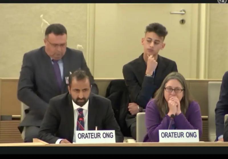 MUSLIM STANDS UP FOR ISRAEL AT UN HUMAN RIGHTS COUNCIL