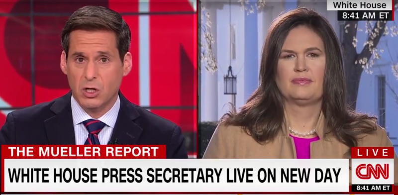 Sarah Sanders Rants About Democrats Trying to ‘Overthrow’ the President