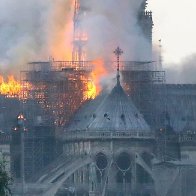 Massive fire breaks out in Notre Dame cathedral in Paris