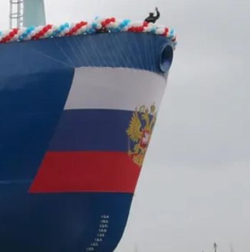 Russia launches new nuclear-powered icebreaker in bid to open up Arctic 