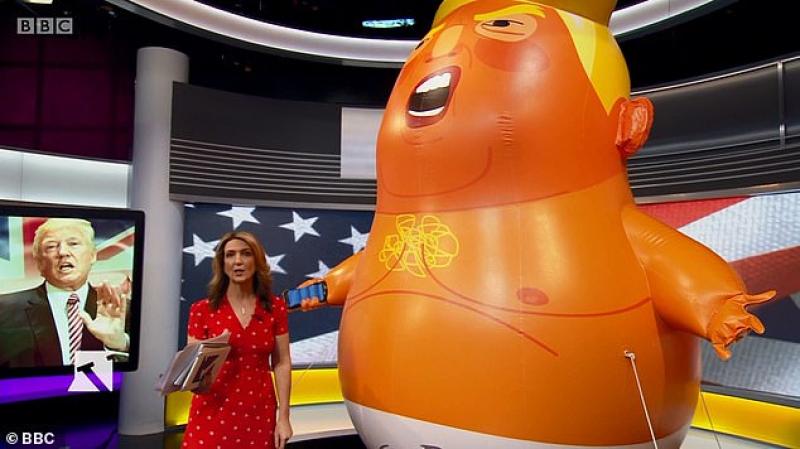 "Baby Blimp" Assassinated In London By Villainous Trumpster