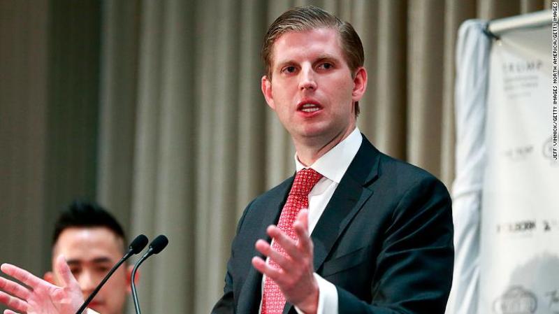 Eric Trump says he was spit on at Chicago restaurant