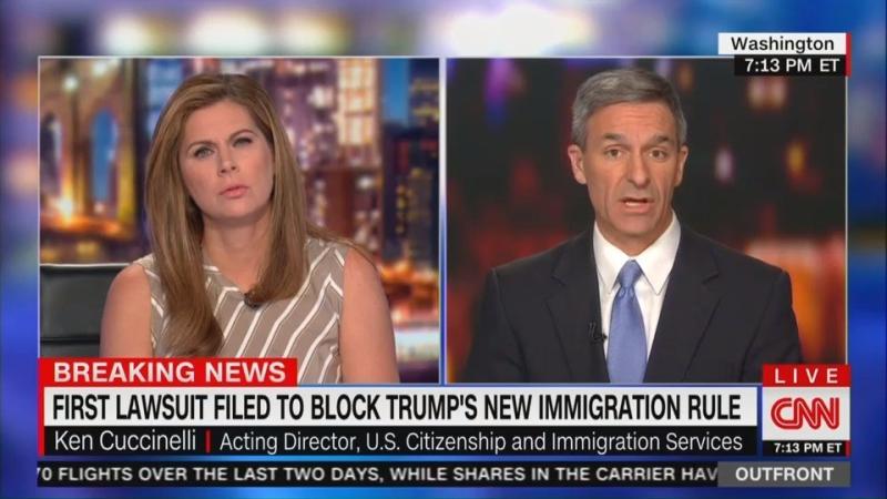 Ken Cuccinelli just took his racist interpretation of the Statue of Liberty poem to another level
