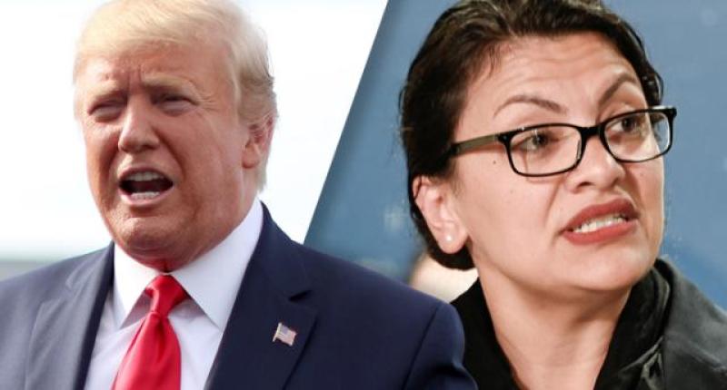 Trump: Tlaib 'hates Israel' and 'I don't buy [her] tears'