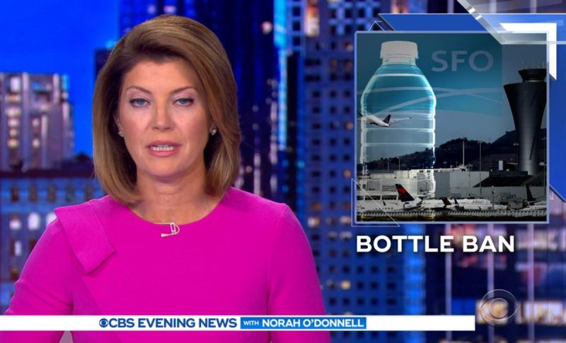Airport kicks off plastic water bottle ban