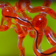 This wormlike robot is made to wriggle through the human brain