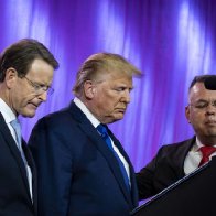 "Religious Leader"  Does Nauseating Faux "Praying" Over Trump At Right Wing Conference